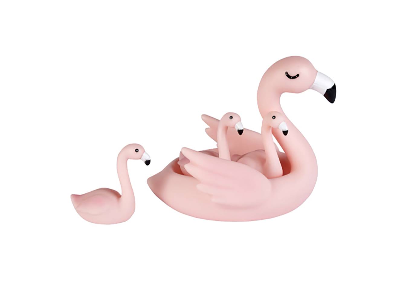 Flamingo Floaty Family